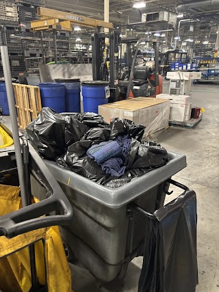 Commercial painting job site